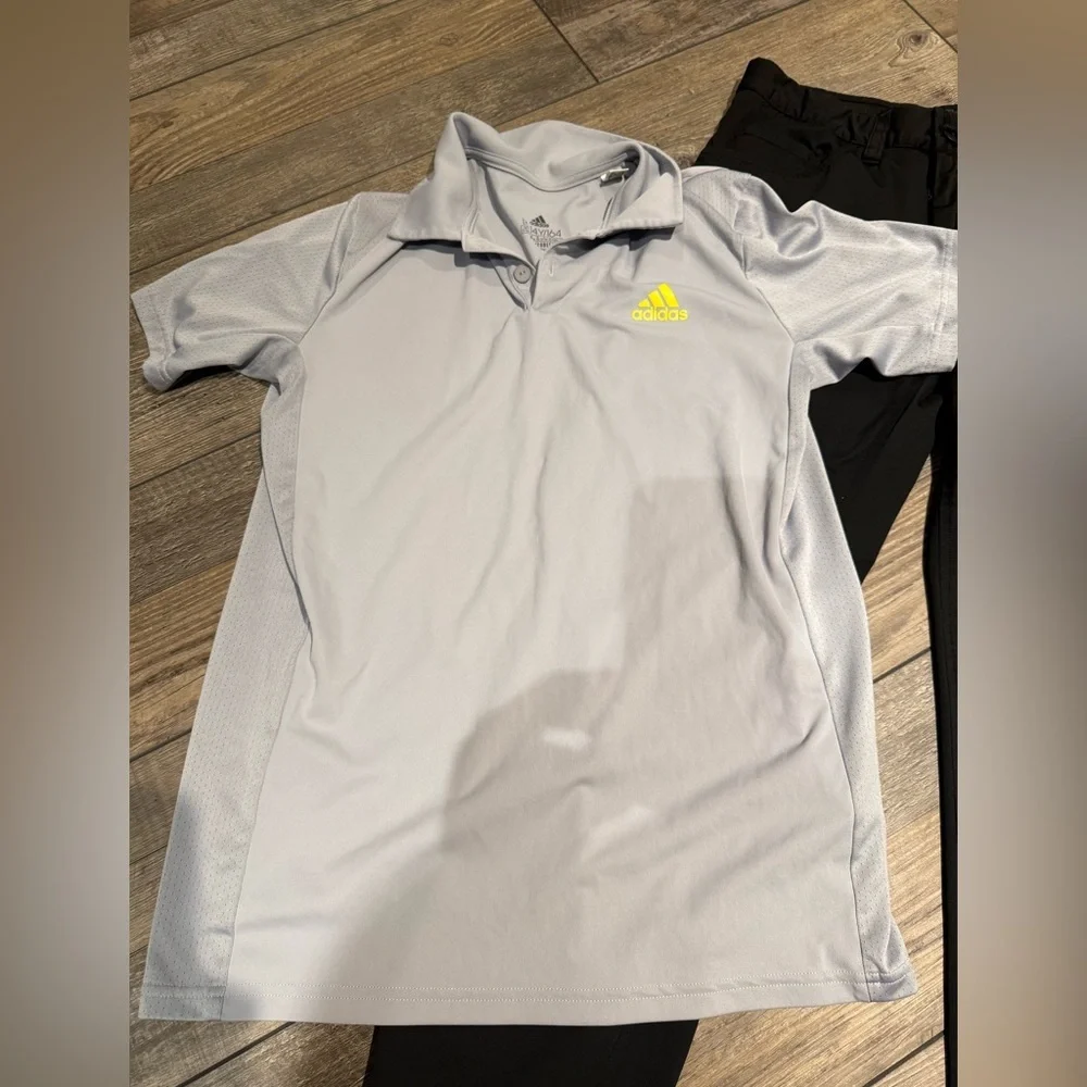 Boys Golf Outfit Size 13/14 Adidas & Grayson & Dunn EUC